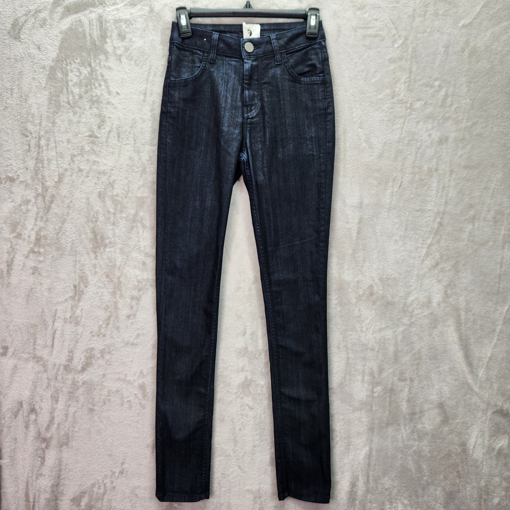 Ever Jeans Womens 26 Dark Wash‎ Skinny Stretch Denim Made USA Live Better Ever